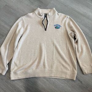 Knights Apparel Tan Zip-Up Sweater